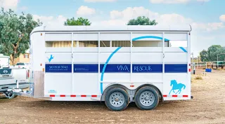 image of a wrapped trailer